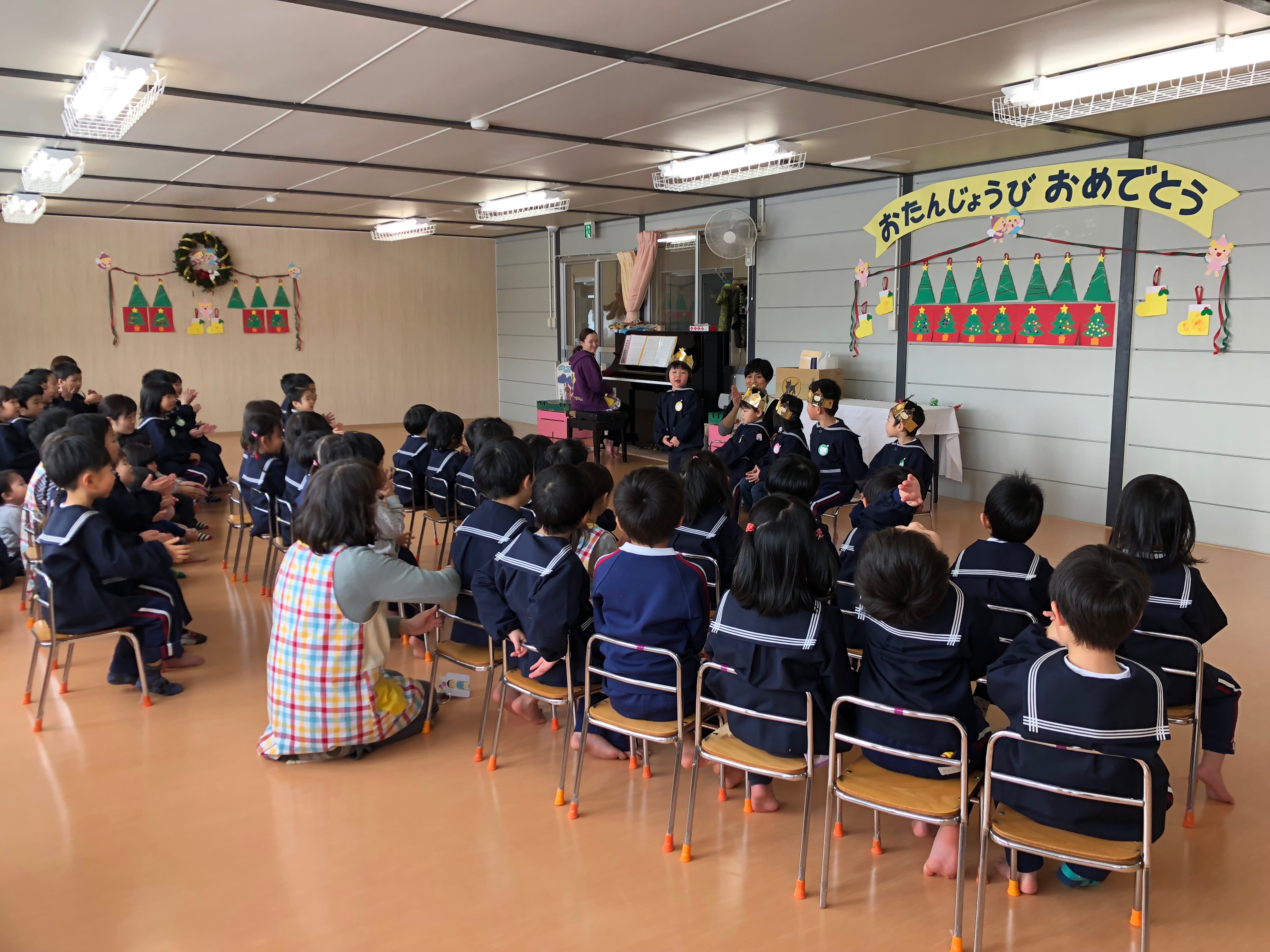 12月生まれ　お誕生会