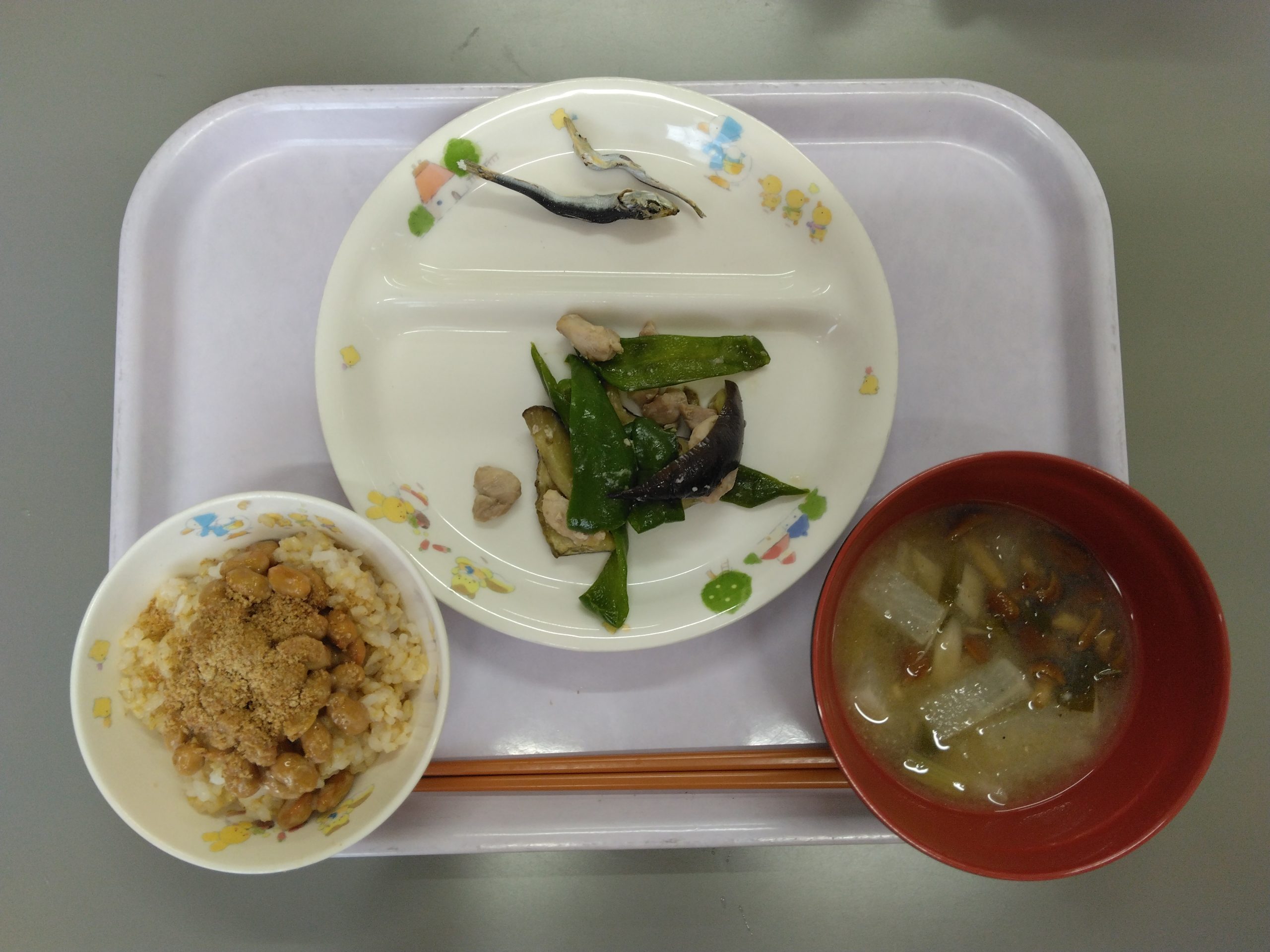 今日の給食