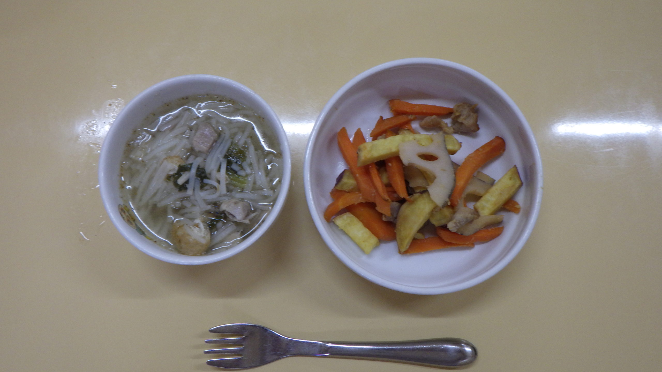 今日の給食（未満児）