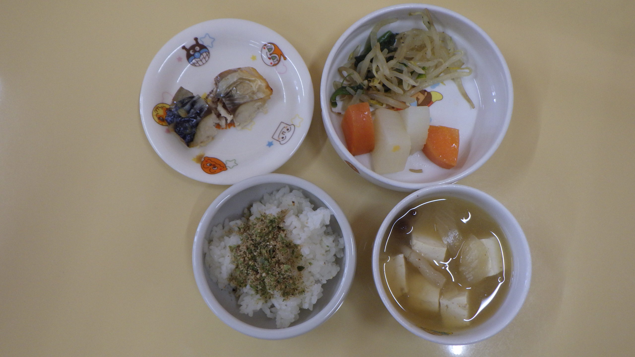 今日の給食(0、1歳児)